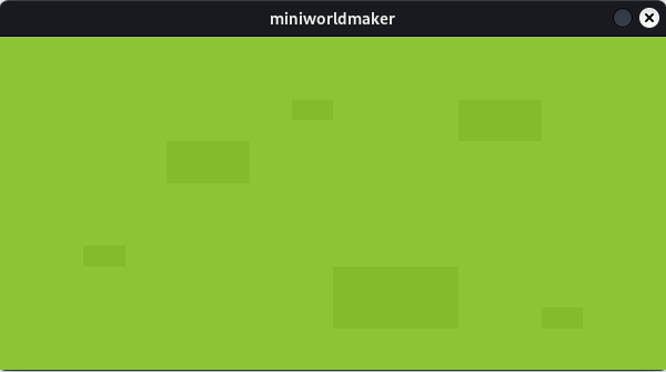 First Miniworldmaker Example